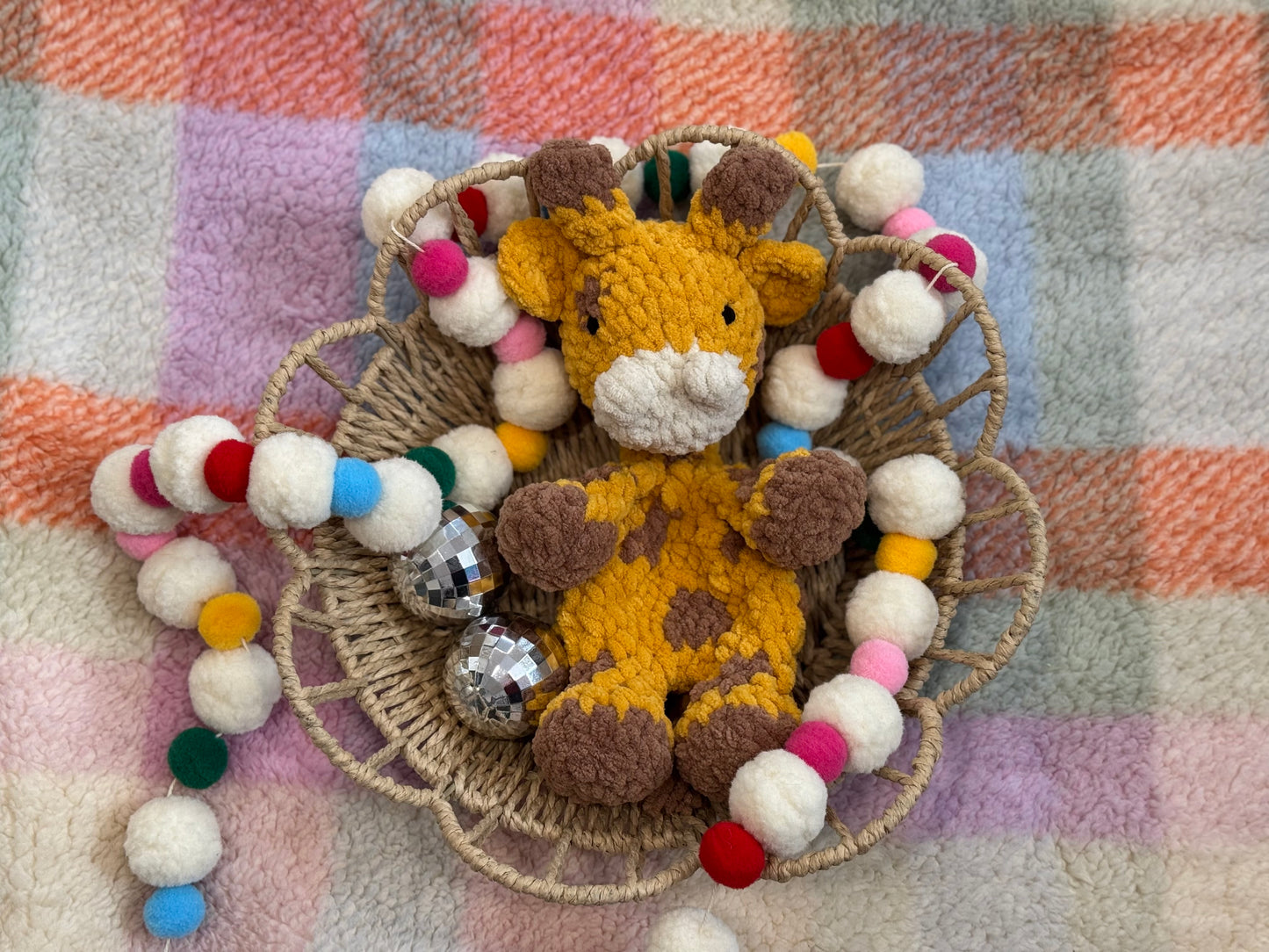 MADE TO ORDER Small Giraffe Snuggler